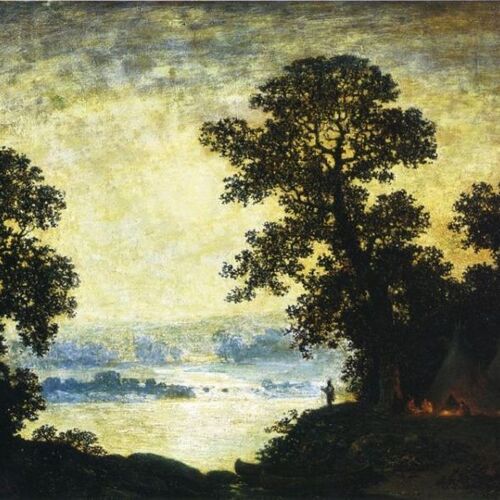 Moonlight, Indian Encampment