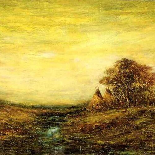 Sunset, Indian Encampment