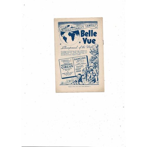 1946/47 Manchester City v Gateshead FA Cup Football Programme