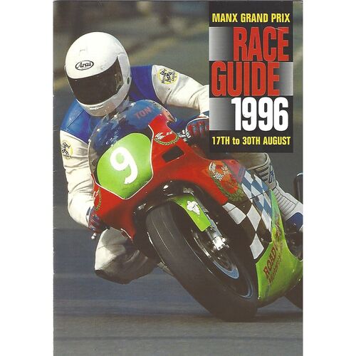 1996 Manx Grand Prix Motor Cycle Racing Programme & Racecard