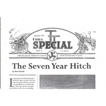 1997 Isle of Man T.T Festival Races Motor Cycle Racing Programme, Racecard & TT Special Newspaper