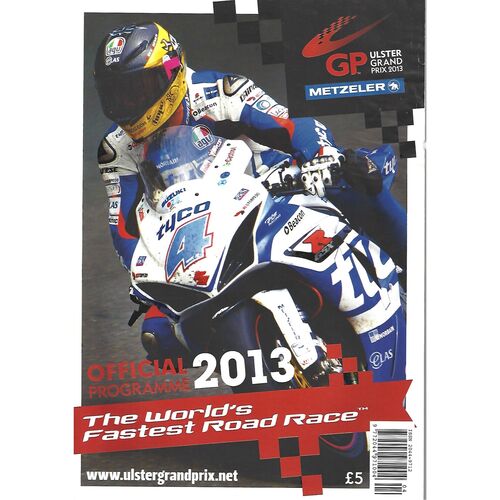 2013 Ulster Grand Prix Motor Cycle Racing Programme