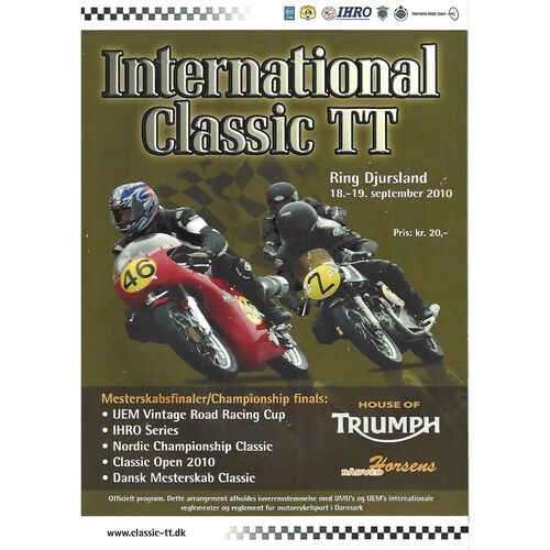 Djursland Motor Cycle Racing Programmes