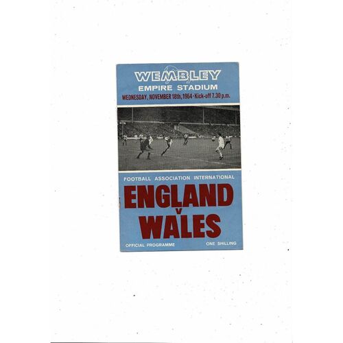 England Home Football Programmes