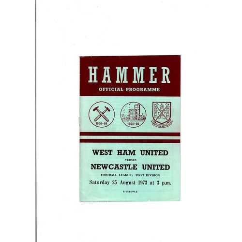 Newcastle United Away Football Programmes