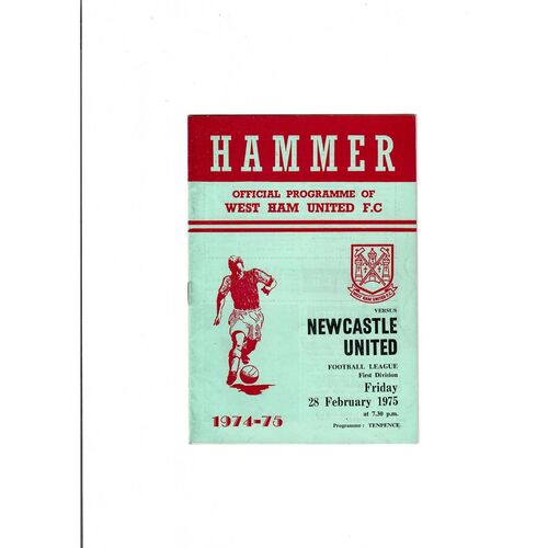 Newcastle United Away Football Programmes