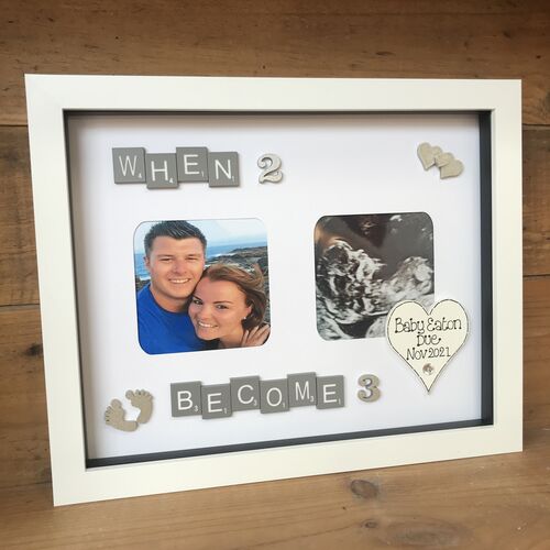 “When 2 become 3“ Photo frame
