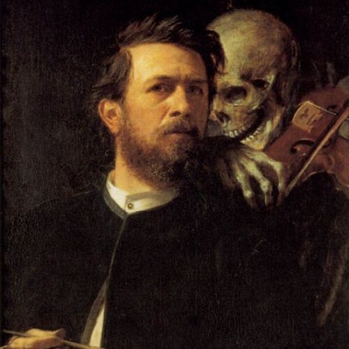 Self-Portrait with Death as a Fiddler