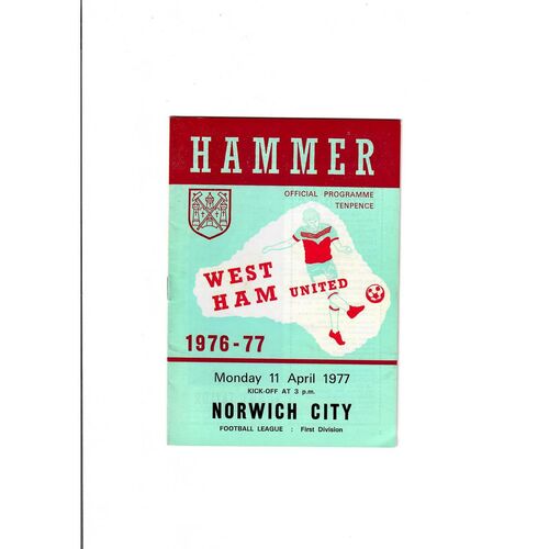 West Ham United Home Football Programmes