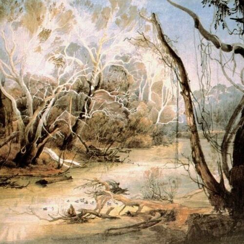 The Fox River near New Harmony In Indiana