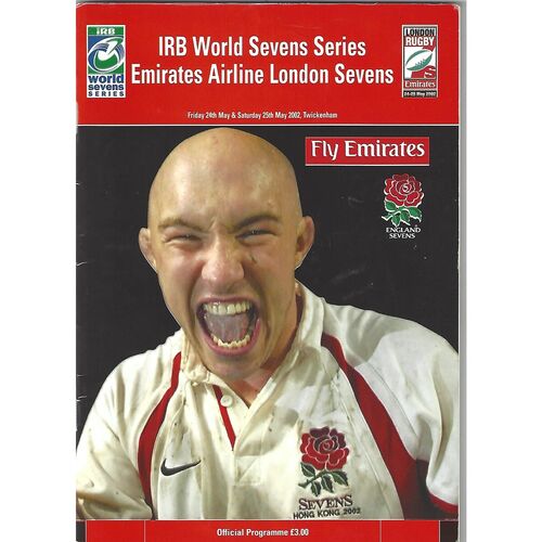 2002 London Sevens IRB World Sevens Series Rugby Union Programme