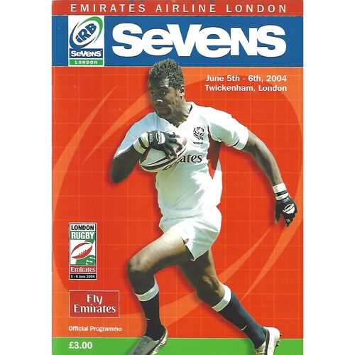 2004 London Sevens IRB World Sevens Series Rugby Union Programme