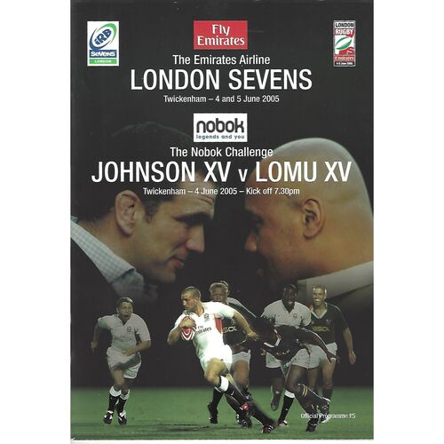 2005 London Sevens (Day 1) IRB World Sevens Series Rugby Union Programme