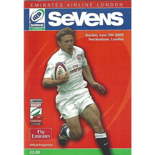 2005 London Sevens (Day 2) IRB World Sevens Series Rugby Union Programme