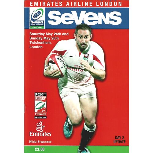 2008 London Sevens IRB World Sevens Series Rugby Union Programme