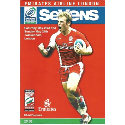 2009 London Sevens IRB World Sevens Series Rugby Union Programme