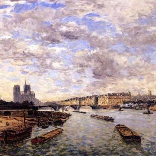 La Siene, Vue du Pont d'Austerlitz