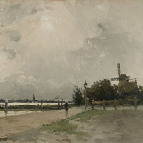 Windmill on the Coast, Holland