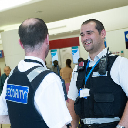 Sub contracting security service