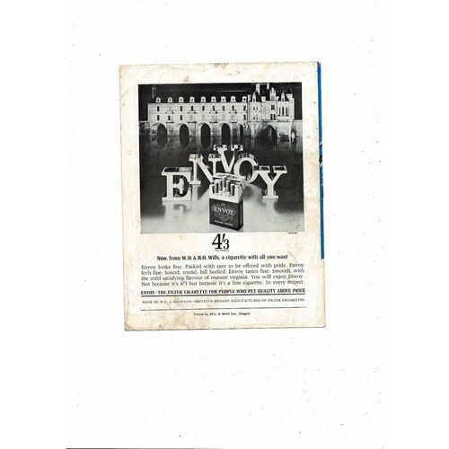 1966 Scotland v Holland Football Programme