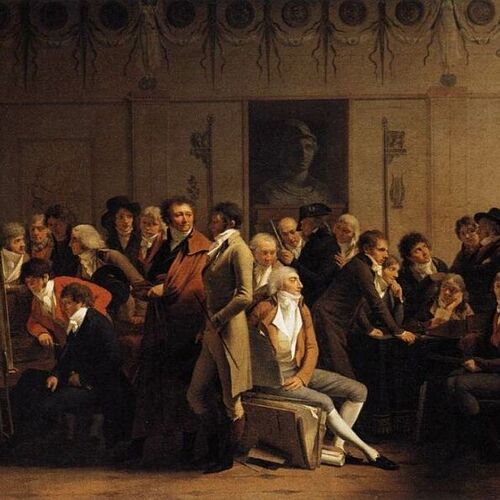 Meeting of Artists in Isabey's Studio