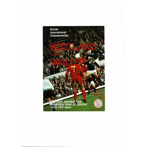 Scotland Home Football Programmes