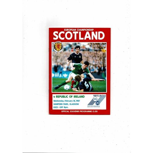 Republic of Ireland Away Football Programmes