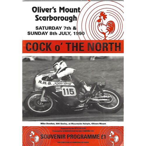 Oliver's Mount Motor Cycle Racing Programmes