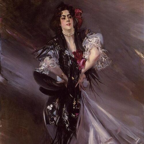 Portrait of Anita de la Ferie