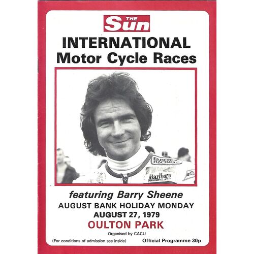 Oulton Park Motor Racing/Motor Cycle Racing Programmes