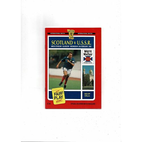 Scotland Home Football Programmes