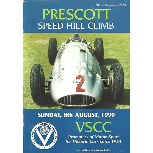 Prescott Motor Sport Programmes