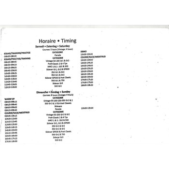 2013 Gedinne Belgian Classic T.T Race Meeting (24-25/08/2013) Motor Cycle Racing Programme