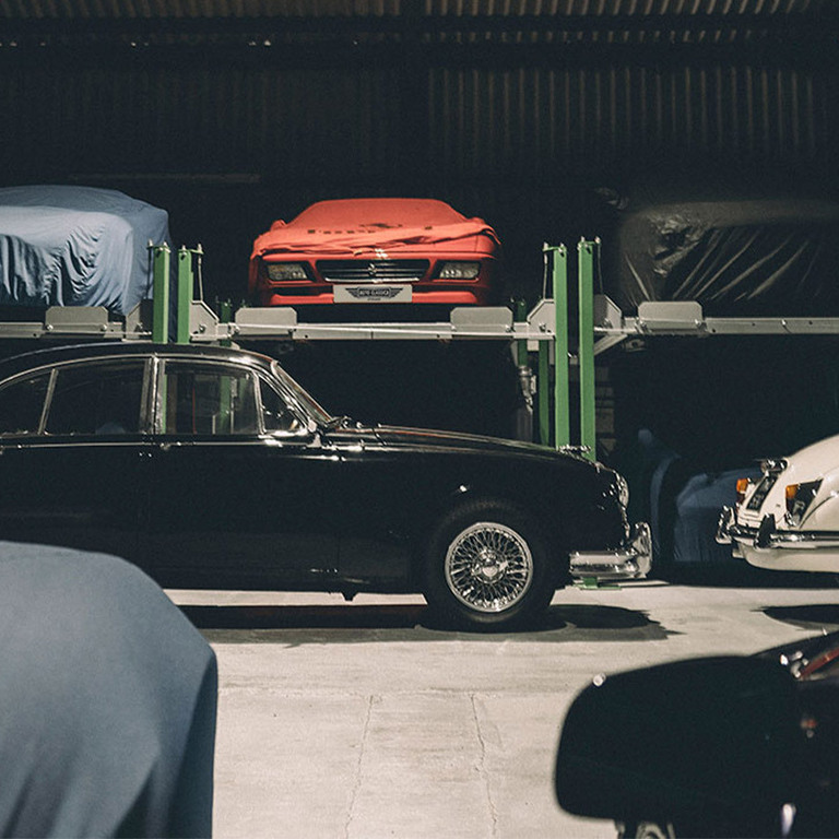 Secure indoor storage Surrey Hampshire trickle charge cover