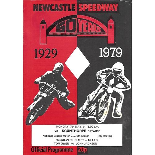 Newcastle Home Speedway Programmes