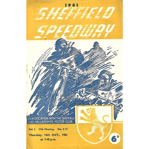 Belle Vue Away Speedway Programmes