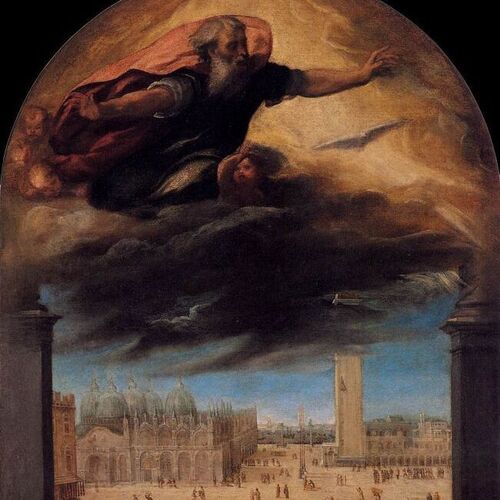 God the Father over the Piazza San Marco