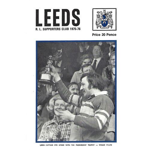 1975/76 Leeds Rugby League Supporters Handbook