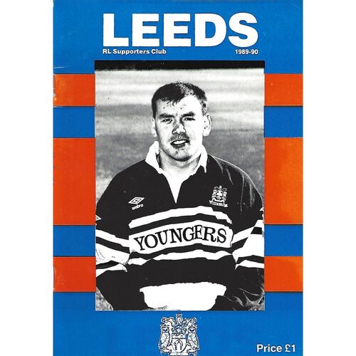1989/90 Leeds Rugby League Supporters Handbook