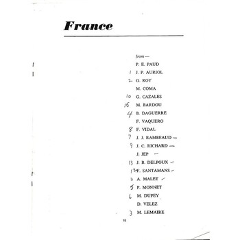 1971 Great Britain v France International Police Rugby Union Programme