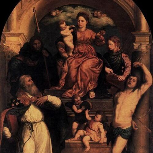 Madonna and Child with Saints