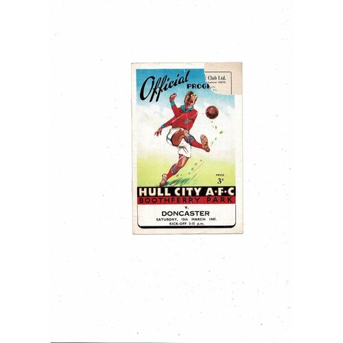 Hull City Home Football Programmes