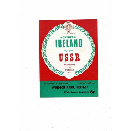 Ireland Home Football Programmes