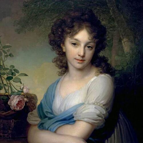 Portrait of Elena Aleksandrovna Naryshkina