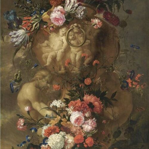 Still Life of Elaborately Sculpted Urns