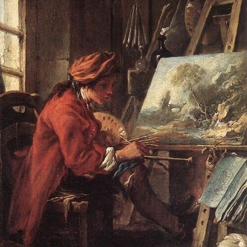 Painter in His Studio