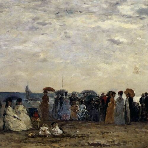 Bathers on Trouville Beach