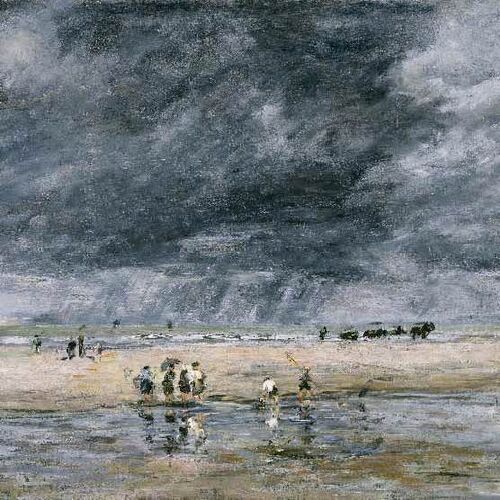 Figures on the Beach