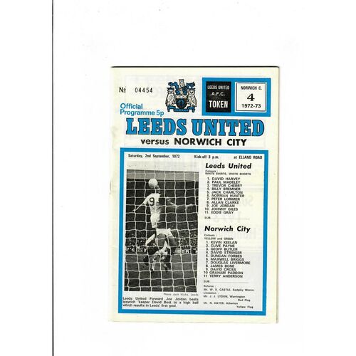 Norwich City Away Football Programmes