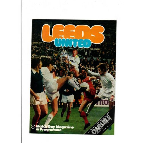 Leeds United Home Football Programmes